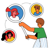 search _ people, find, magnifier, employee, man, woman, people@2x