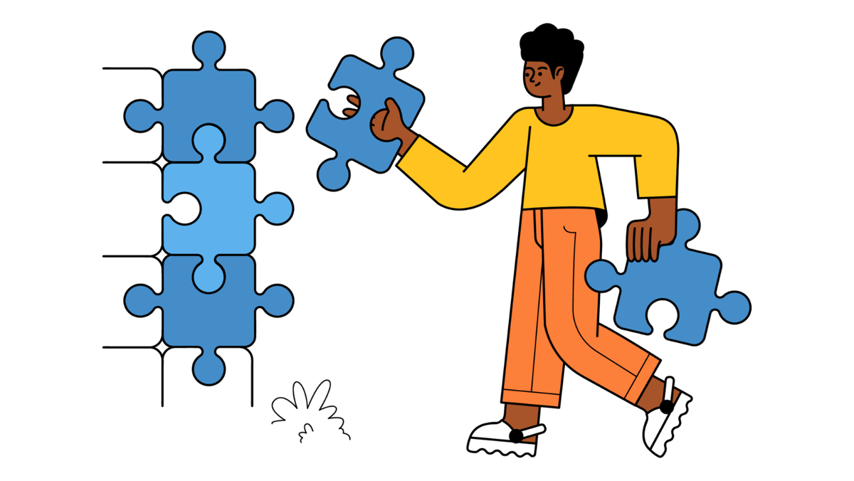 www.getillustrations.com web development _ plugin, puzzle, puzzles, pieces, man, people@2x